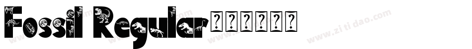 Fossil Regular字体转换